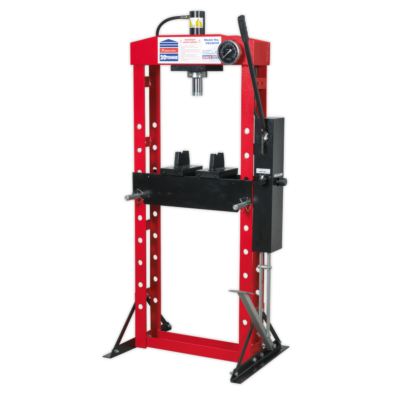 Hydraulic Press Premier 20tonne Floor Type with Foot Pedal | Pipe Manufacturers Ltd..