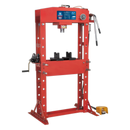 Air/Hydraulic Press 50tonne Floor Type with Foot Pedal | Pipe Manufacturers Ltd..