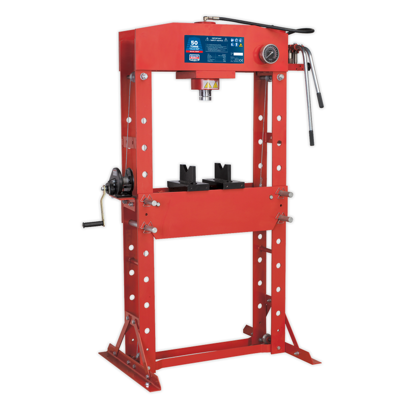 Hydraulic Press 50tonne Floor Type | Pipe Manufacturers Ltd..