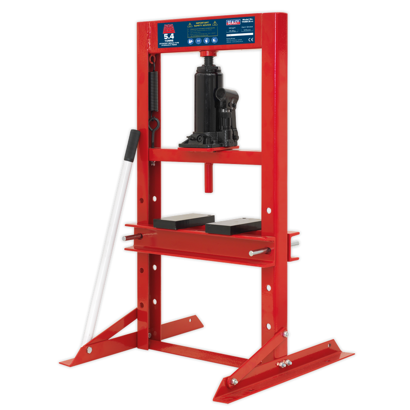 Hydraulic Press 5.4tonne Economy Bench Type | Pipe Manufacturers Ltd..