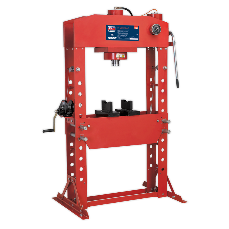 Hydraulic Press 75tonne Floor Type | Pipe Manufacturers Ltd..