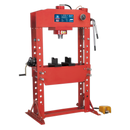 Air/Hydraulic Press 75tonne Floor Type with Foot Pedal | Pipe Manufacturers Ltd..