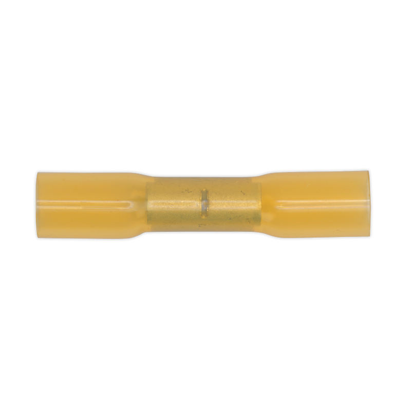 Heat Shrink Butt Connector Terminal ¯6.8mm Yellow Pack of 50 | Pipe Manufacturers Ltd..