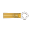 Heat Shrink Ring Terminal ¯6.4mm Yellow Pack of 25 | Pipe Manufacturers Ltd..